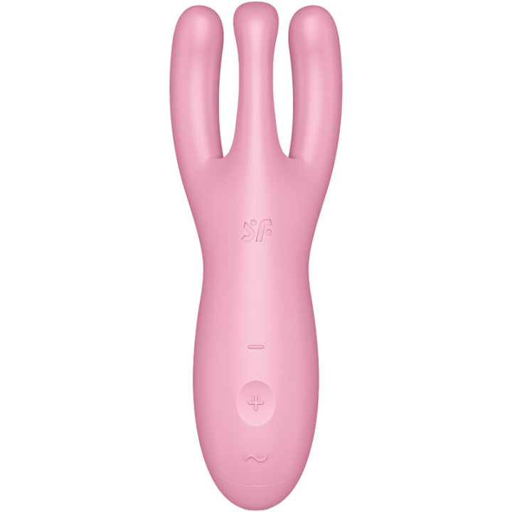 SATISFYER THREESOME 4 VIBRADOR APP ROSA