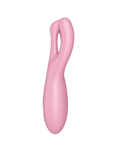 SATISFYER THREESOME 4 VIBRADOR APP ROSA