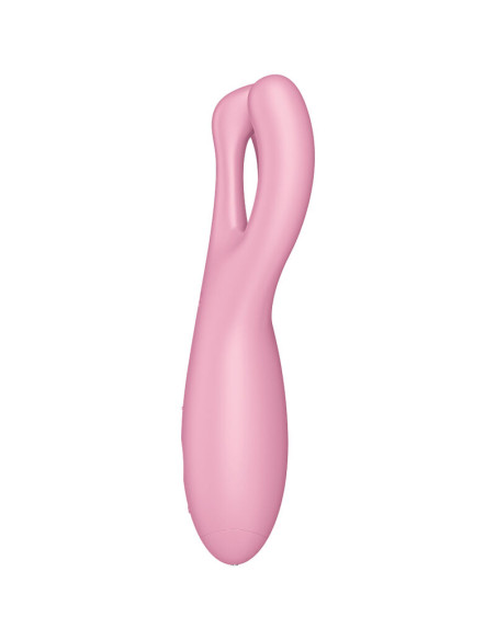 SATISFYER THREESOME 4 VIBRADOR APP ROSA SATISFYER THREESOME 4 VIBRADOR APP ROSA
