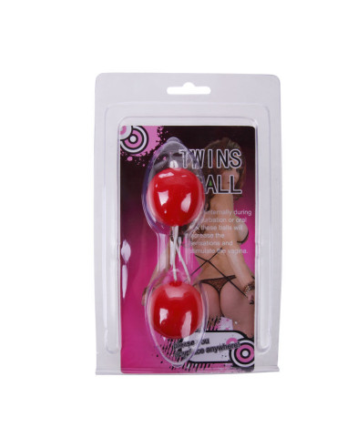 BAILE TWINS BALLS BOLAS CHINAS ROSA UNISEX