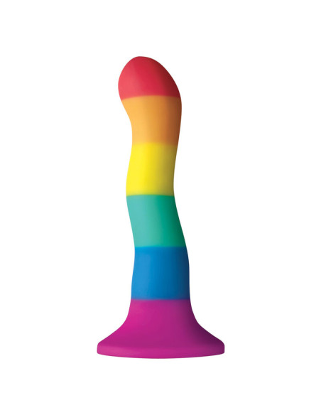 PRIDE DILDO WAVE BANDERA LGBT 17 CM PRIDE DILDO WAVE BANDERA LGBT 17 CM