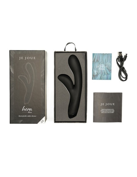 JE JOUE HERA FLEX VIBRADOR RABBIT NEGRO JE JOUE HERA FLEX VIBRADOR RABBIT NEGRO