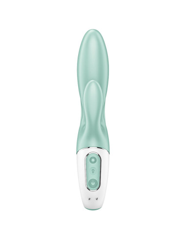 SATISFYER AIR PUMP BUNNY 5 VIBRADOR RABBIT INFLABLE APP VERDE
