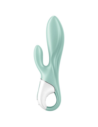 SATISFYER AIR PUMP BUNNY 5 VIBRADOR RABBIT INFLABLE APP VERDE