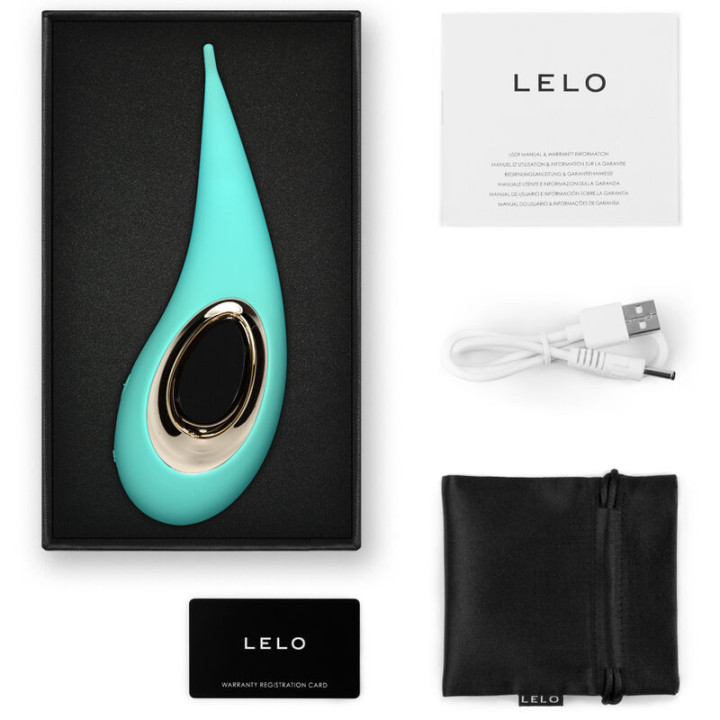LELO DOT ESTIMULADOR DE CLITORIS VERDE AGUA