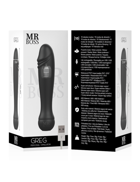 MR BOSS GREG PERSONAL STIMULATOR MR BOSS GREG PERSONAL STIMULATOR