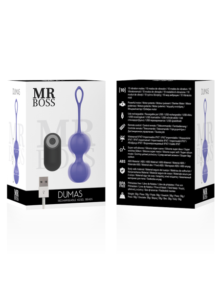 MR BOSS DUMAS KEGEL BOLAS VIBRADORAS CONTROL REMOTO MR BOSS DUMAS KEGEL BOLAS VIBRADORAS CONTROL REMOTO