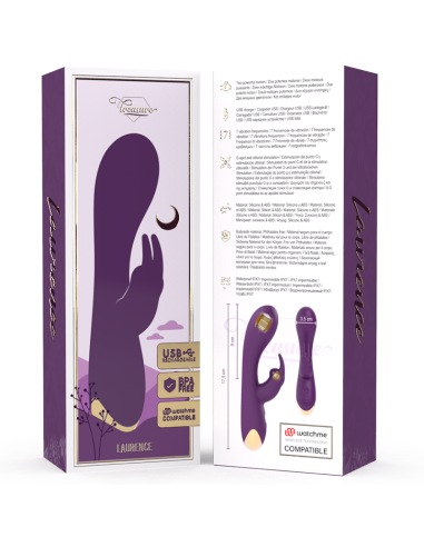 TREASURE LAURENCE RABBIT VIBRADOR COMPATIBLE CON LA TECNOLOGIA WATCHME WIRELESS