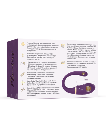 TREASURE MERLIN DOUBLE COUPLE VIBRATOR CONTROL REMOTO TREASURE MERLIN DOUBLE COUPLE VIBRATOR CONTROL REMOTO