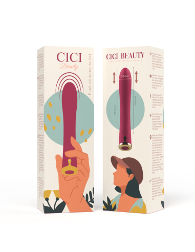 CICI BEAUTY VIBRADOR PREMIUM SILICONE UP DOWN