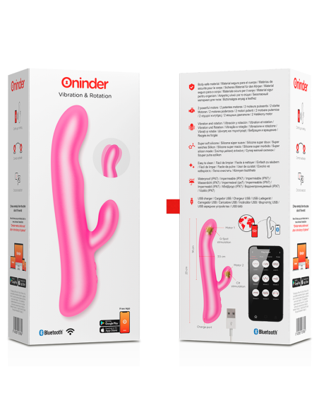 ONINDER OSLO VIBRACION Y ROTACION ROSA APP GRATUITA