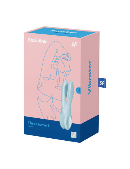 SATISFYER THREESOME 1 VIBRADOR AZUL SATISFYER THREESOME 1 VIBRADOR AZUL