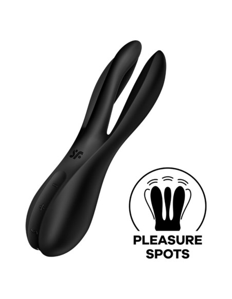 SATISFYER THREESOME 2 VIBRADOR NEGRO SATISFYER THREESOME 2 VIBRADOR NEGRO
