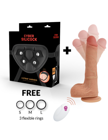 CYBER SILICOCK ARNAS SILICONA LIQUIDA MR RICK CONTROL REMOTO
