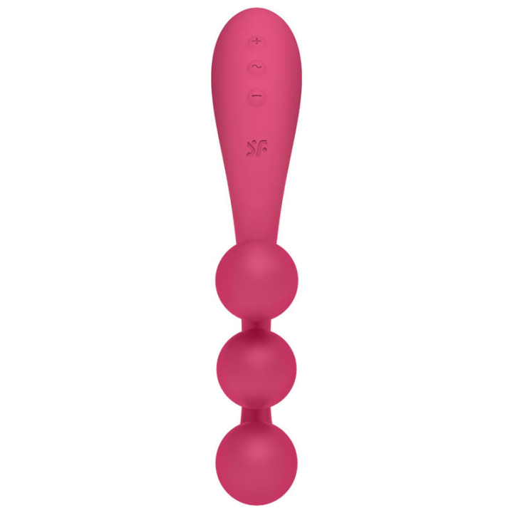 SATISFYER TRI BALL 1 MULTI VIBRADOR ROJO