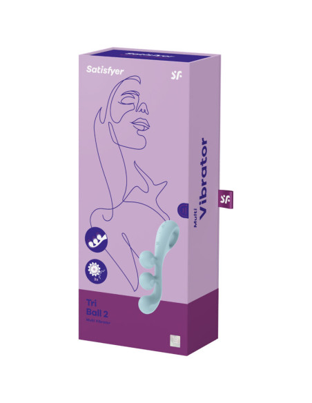 SATISFYER TRI BALL 2 MULTI VIBRADOR AZUL SATISFYER TRI BALL 2 MULTI VIBRADOR AZUL
