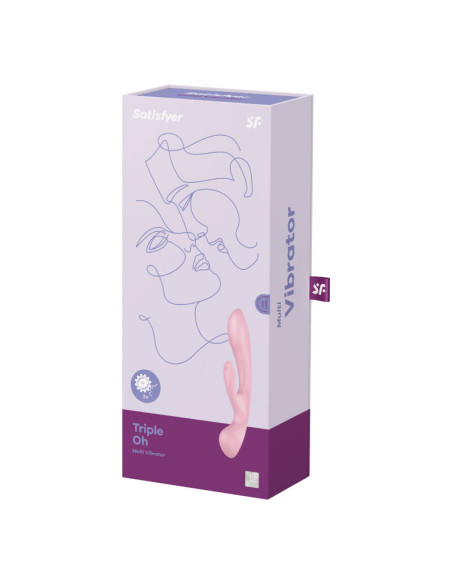 SATISFYER TRIPLE OH VIBRADOR HIBRIDO AZUL SATISFYER TRIPLE OH VIBRADOR HIBRIDO AZUL