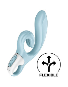 SATISFYER LOVE ME VIBRADOR RABBIT ROJO