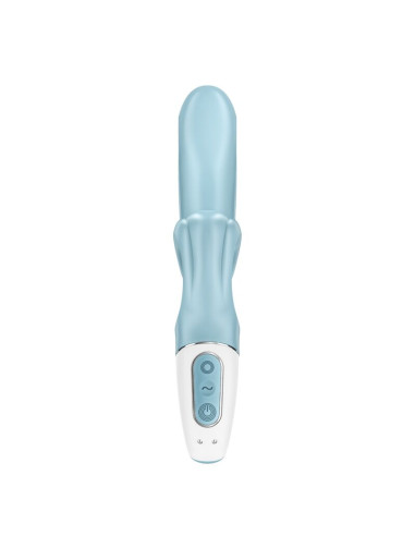 SATISFYER LOVE ME VIBRADOR RABBIT ROJO