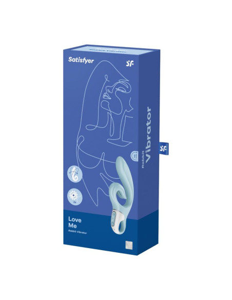 SATISFYER LOVE ME VIBRADOR RABBIT ROJO SATISFYER LOVE ME VIBRADOR RABBIT ROJO