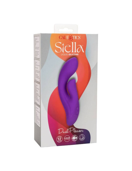 CALEXOTICS STELLA DUAL PLEASER VIOLETA CALEXOTICS STELLA DUAL PLEASER VIOLETA