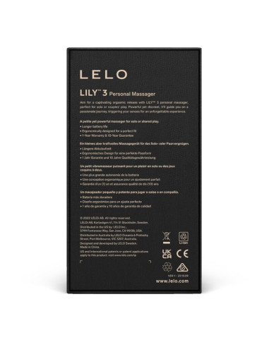 LELO LILY 3 MASAJEADOR PERSONAL VERDE AGUA