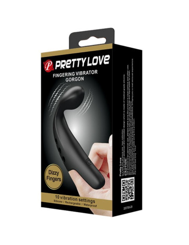 PRETTY LOVE DEDAL VIBRADOR GORGON NEGRO