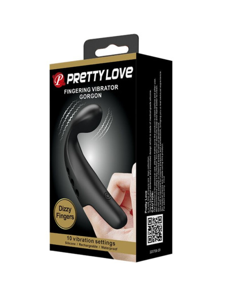 PRETTY LOVE DEDAL VIBRADOR GORGON NEGRO PRETTY LOVE DEDAL VIBRADOR GORGON NEGRO