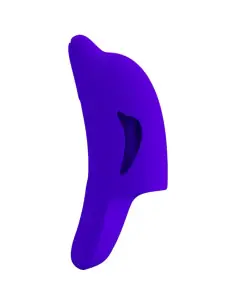 PRETTY LOVE DELPHINI PODEROSO ESTIMULADOR DE DEDO AZUL OSCURO