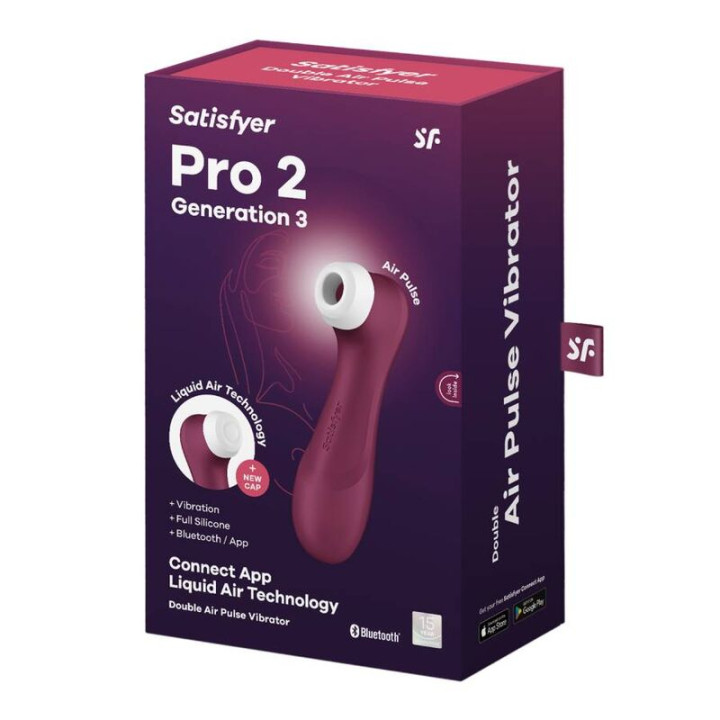 SATISFYER PRO 2 GENERACION 3 NEGRO BLUETOOTH APP