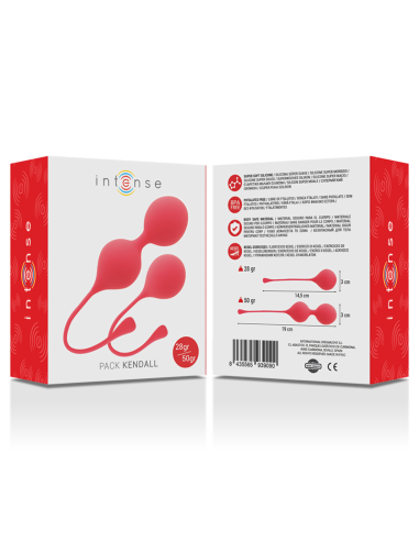 INTENSE BOLAS KEGEL PACK KENDALL ROJO