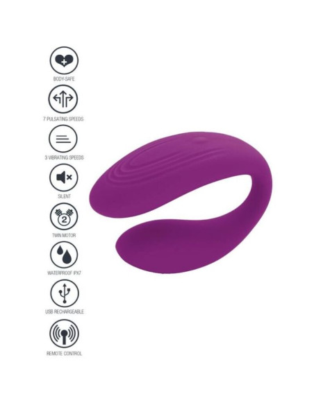 XOCOON BOUND LOVE VIBRADOR PARA PAREJAS MORADO XOCOON BOUND LOVE VIBRADOR PARA PAREJAS MORADO