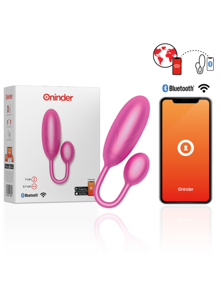 ONINDER DENVER HUEVO VIBRADOR ROSA 7 X 27 CM APP GRATUITA ONINDER DENVER HUEVO VIBRADOR ROSA 7 X 27 CM APP GRATUITA
