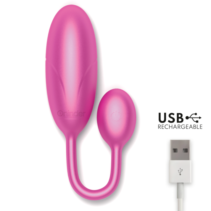 ONINDER DENVER HUEVO VIBRADOR ROSA 7 X 27 CM APP GRATUITA