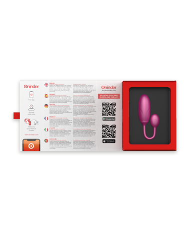 ONINDER DENVER HUEVO VIBRADOR ROSA 7 X 27 CM APP GRATUITA