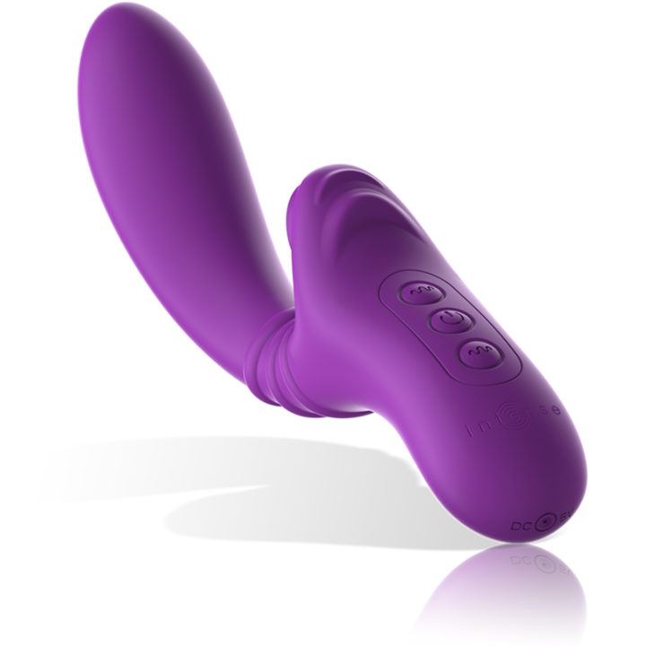 INTENSE HARRY VIBRADOR FLEXIBLE CON LENGUA MORADO