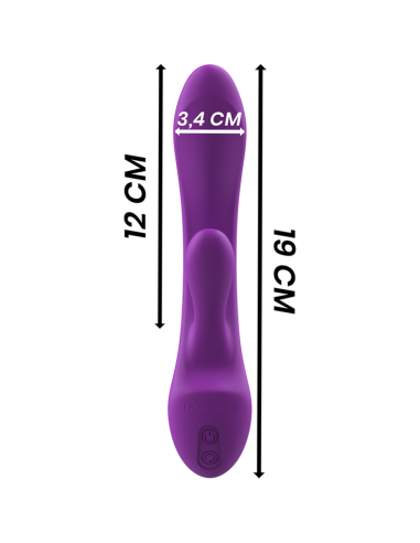 INTENSE LUIGI VIBRADOR RABBIT SILICONA LIQUIDA MORADO