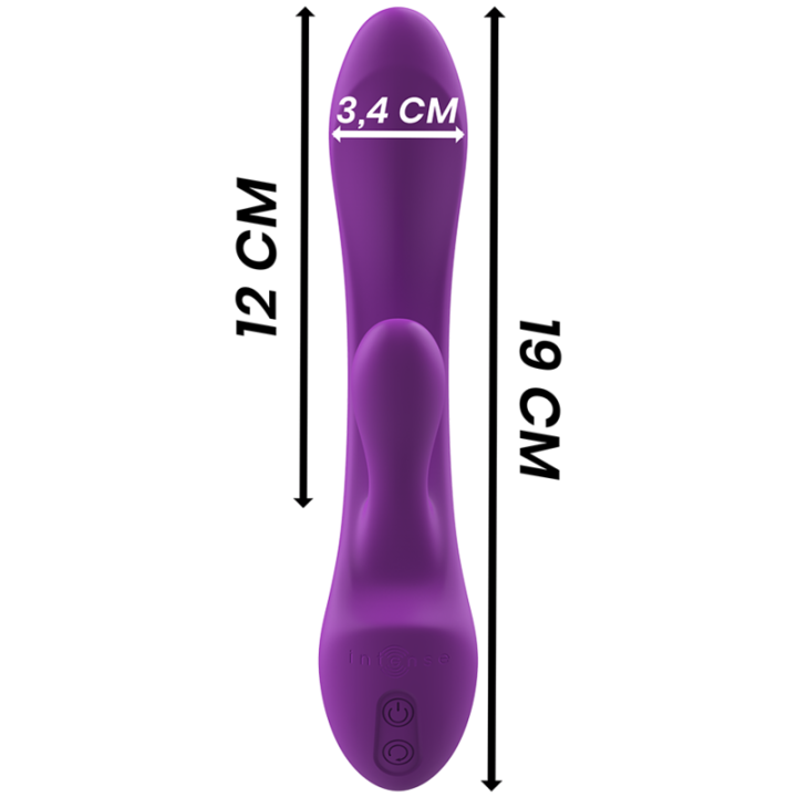 INTENSE LUIGI VIBRADOR RABBIT SILICONA LIQUIDA MORADO