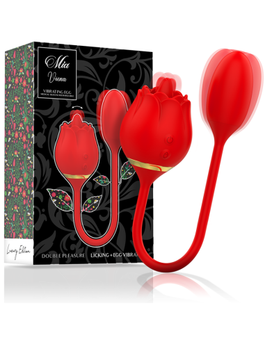 MIA VIENA DOUBLE PLEASURE LICKING HUEVO VIBRADOR