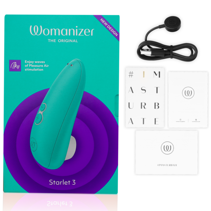 WOMANIZER STARLET 3 ESTIMULADOR CLITORIS TURQUESA