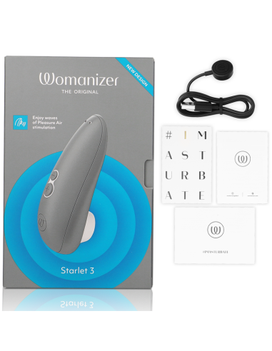WOMANIZER STARLET 3 ESTIMULADOR CLITORIS GRIS