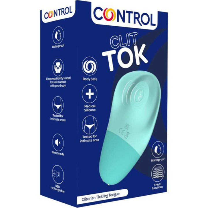 CONTROL CLIT TOK LENGUA ESTIMULADORA DE CLITORIS RECARGABLE