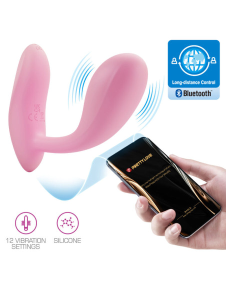 PRETTY LOVE BAIRD G SPOT 12 VIBRACIONES RECARGABLE ROSA APP PRETTY LOVE BAIRD G SPOT 12 VIBRACIONES RECARGABLE ROSA APP
