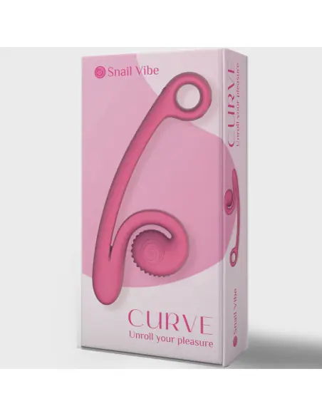 SNAIL VIBE CURVE VIBRADOR NARANJA