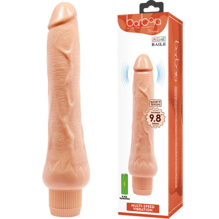 BAILE BARBARA VIBRADOR REALISTICO 25 CM