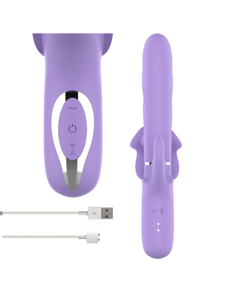 INTENSE BILLIE VIBRADOR MULTIFUNCION RECARGABLE ONDAS ESTIMULADORAS CON PULSADOR MORADO INTENSE BILLIE VIBRADOR MULTIFUNCION RECARGABLE ONDAS ESTIMULADORAS CON PULSADOR MORADO