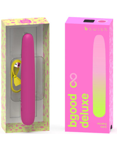 B SWISH BGOOD INFINITE DELUXE VIBRADOR RECARGABLE SILICONA ROSA