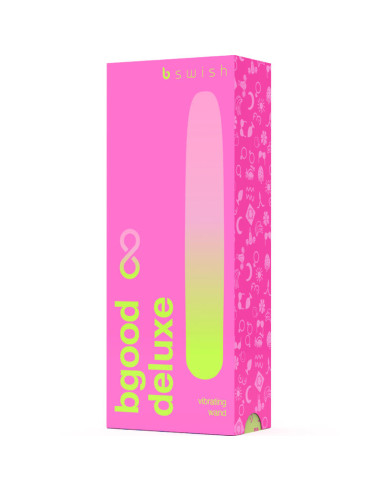 B SWISH BGOOD INFINITE DELUXE VIBRADOR RECARGABLE SILICONA ROSA