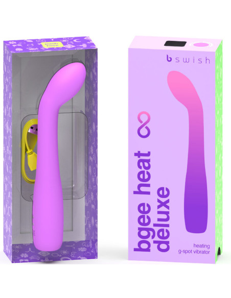 B SWISH BGEE HEAT INFINITE DELUXE VIBRADOR RECARGABLE SILICONA LAVANDA B SWISH BGEE HEAT INFINITE DELUXE VIBRADOR RECARGABLE SILICONA LAVANDA