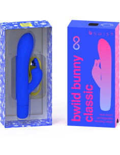 B SWISH BWILD BUNNY INFINITE CLASSIC VIBRADOR RECARGABLE SILICONA AZUL 2